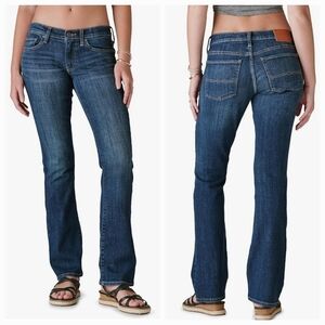Lucky Brand Sweet N Low Hypnotic Wash Bootcut Denim Blue Jeans Sz 6/28